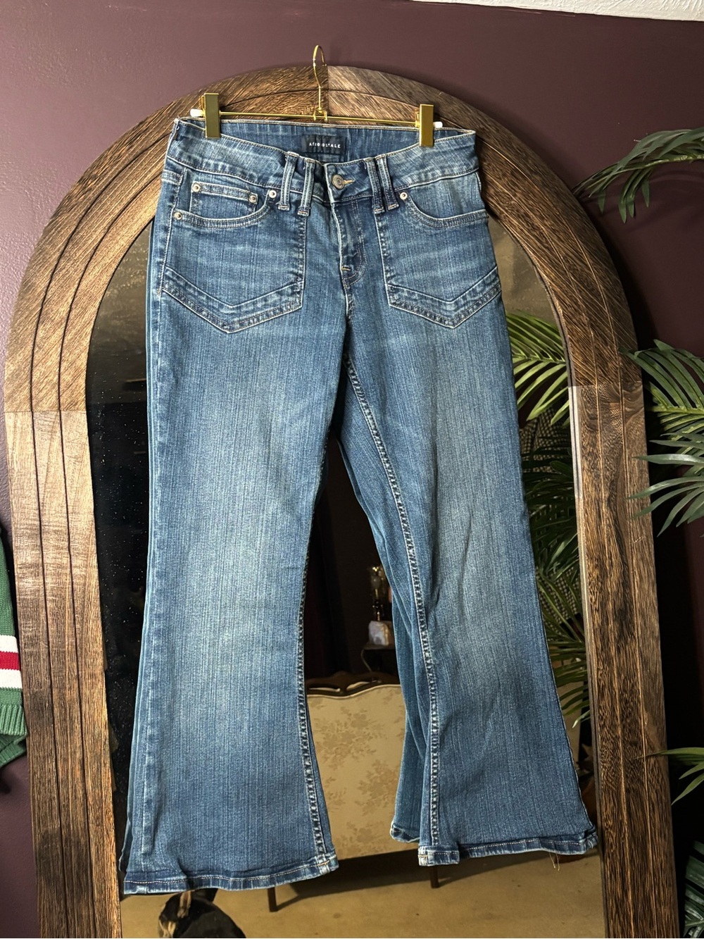 ✨ the ultimate y2k brat / western chic low rise flares ✨